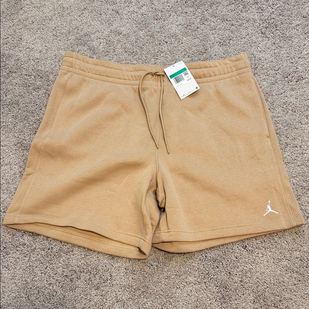 Jordan Men's Athletic Tan Shorts